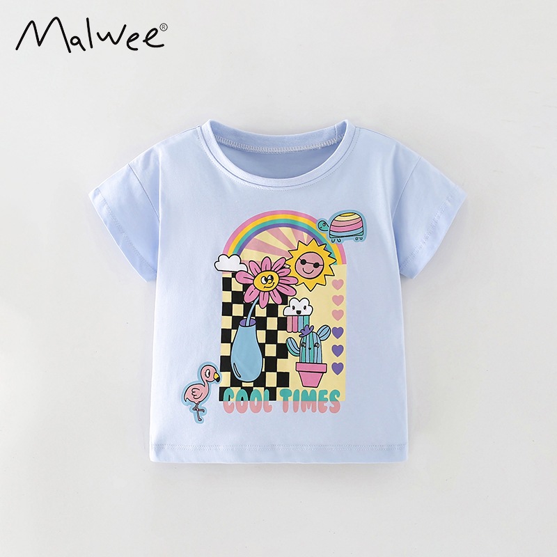 Áo Thun Phong Cách Âu Mỹ Cho Bé Gái