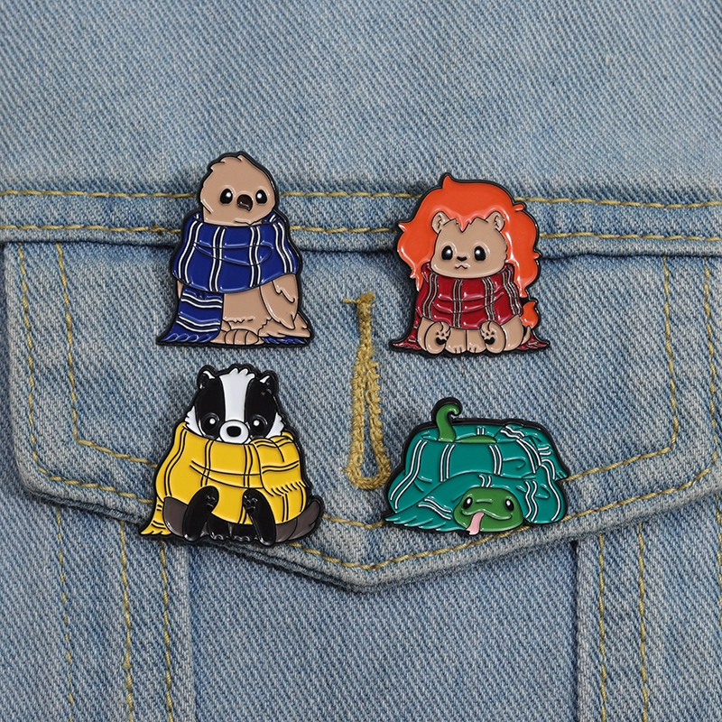 Ghim Cài Áo Hình Vịt Vàng / Chim Cánh Cụt Hoạt Hình Dễ Thương