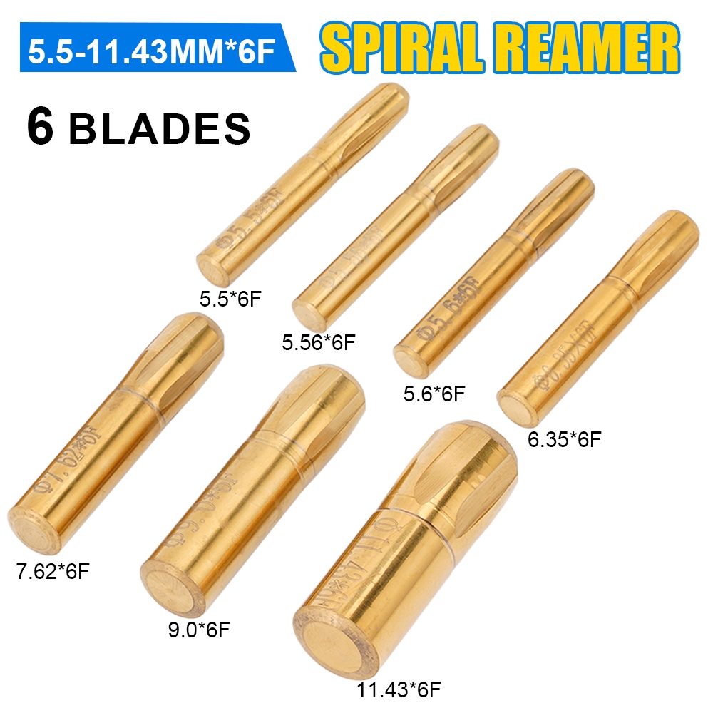 Bộ 6 Ống Xoắn Ốc 5.5mm 5.56mm 5.6mm 6.35mm 7.62mm 11.43mm 5.5-11.43mm