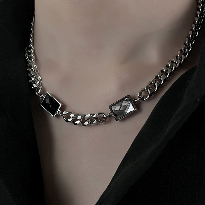 Vòng cổ Thép Titan Phong Cách hip hop Cá Tính Thời Trang