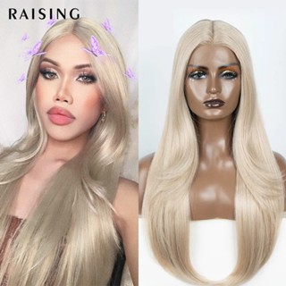  Bộ Tóc Giả Thẳng 28 inch ombre Nâu Vàng Bắt Sáng Chịu Nhiệt 