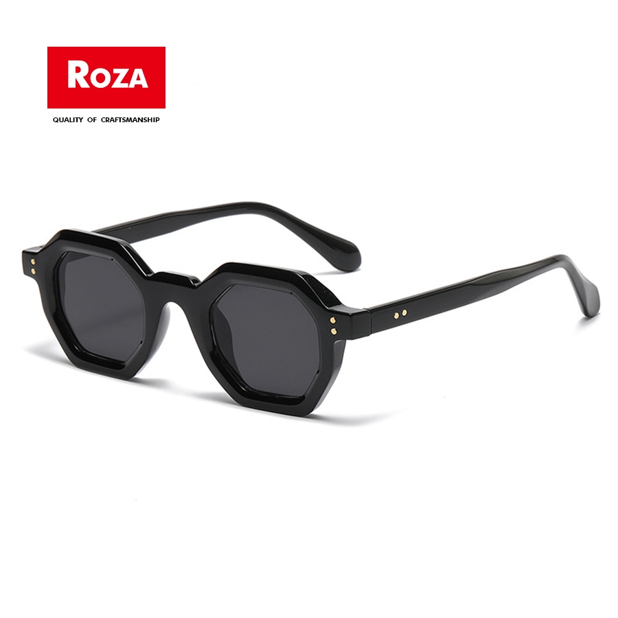 Roza Kính Mát Gọng Tròn Chống Tia uv400 ae1559 Thời Trang Cho Nam Và Nữ