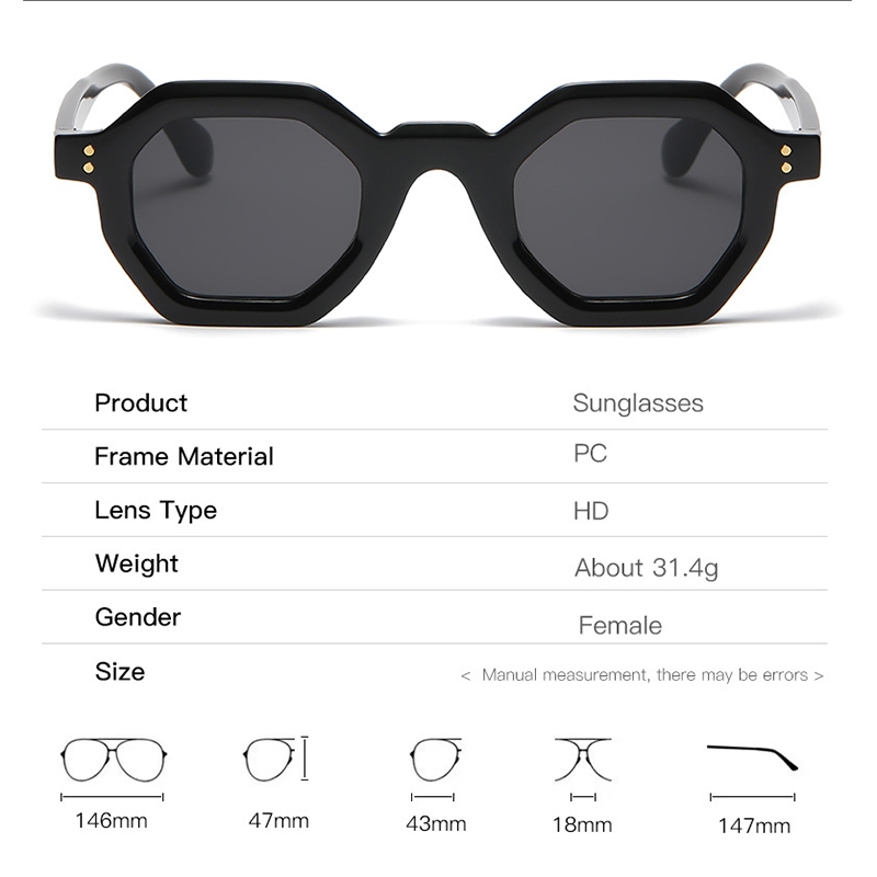 Roza Kính Mát Gọng Tròn Chống Tia uv400 ae1559 Thời Trang Cho Nam Và Nữ