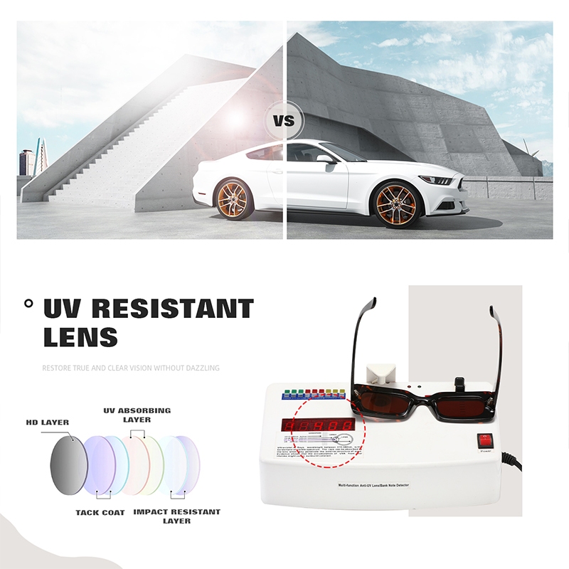 Roza Kính Mát Hình Chữ Nhật Chống Tia uv400 ae1545 Thời Trang Cho Nam Và Nữ