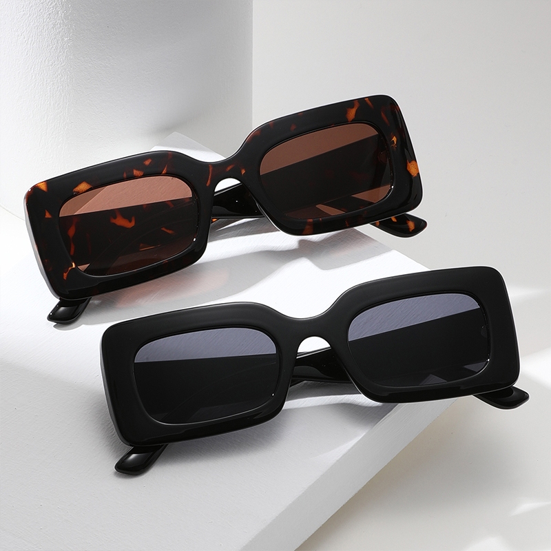 Roza Kính Mát Hình Chữ Nhật Chống Tia uv400 ae1545 Thời Trang Cho Nam Và Nữ