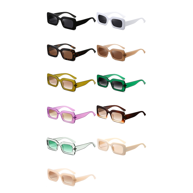 Roza Kính Mát Hình Chữ Nhật Chống Tia uv400 ae1545 Thời Trang Cho Nam Và Nữ