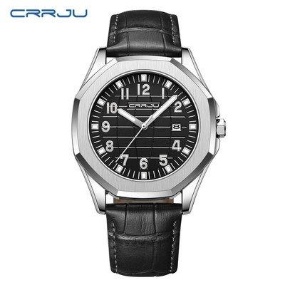 Crrju Đồng Hồ quartz Chạy Kim Chống Thấm Nước Phong Cách retro 5022x