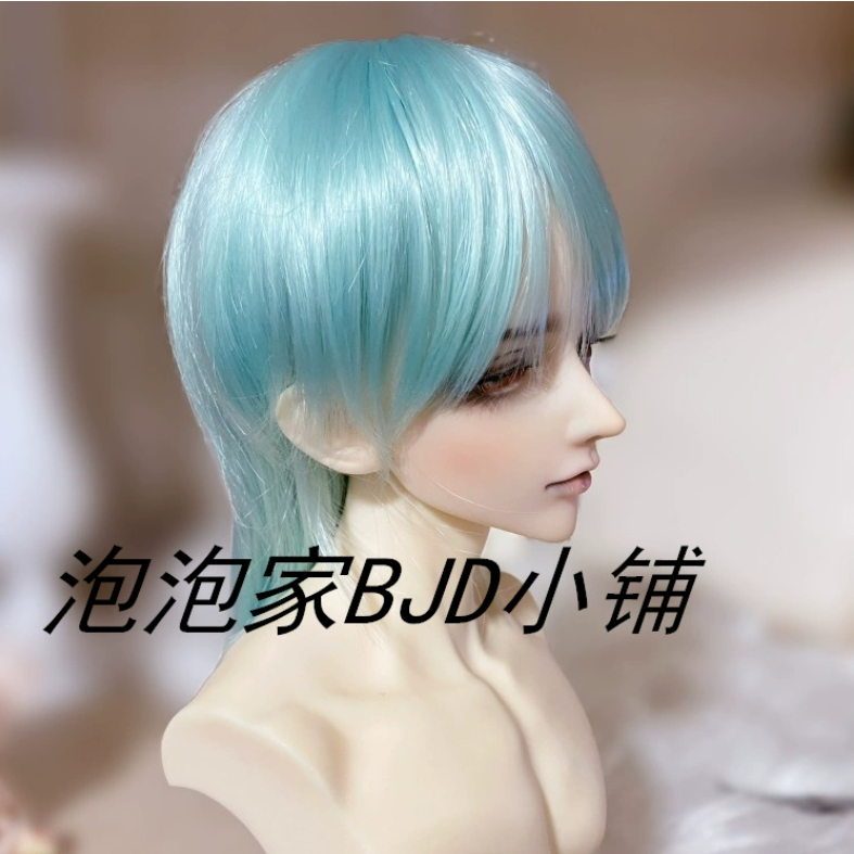 Bộ Tóc Giả Ngắn Bằng Lụa Mềm Cho Búp Bê bjd sd1 / 6 1 / 4 1 / 3