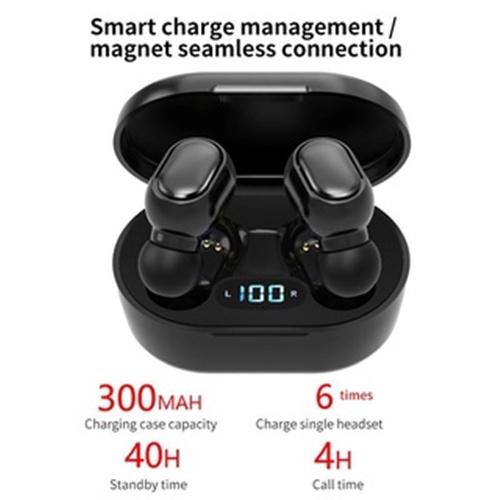 Tai nghe Bluetooth Vitog E7s Stereo True 5.3 Tai nghe không dây Tai nghe giảm tiếng ồn thông minh Tai nghe chống nước Mini trong tai cho Samsung Huawei Xiaomi