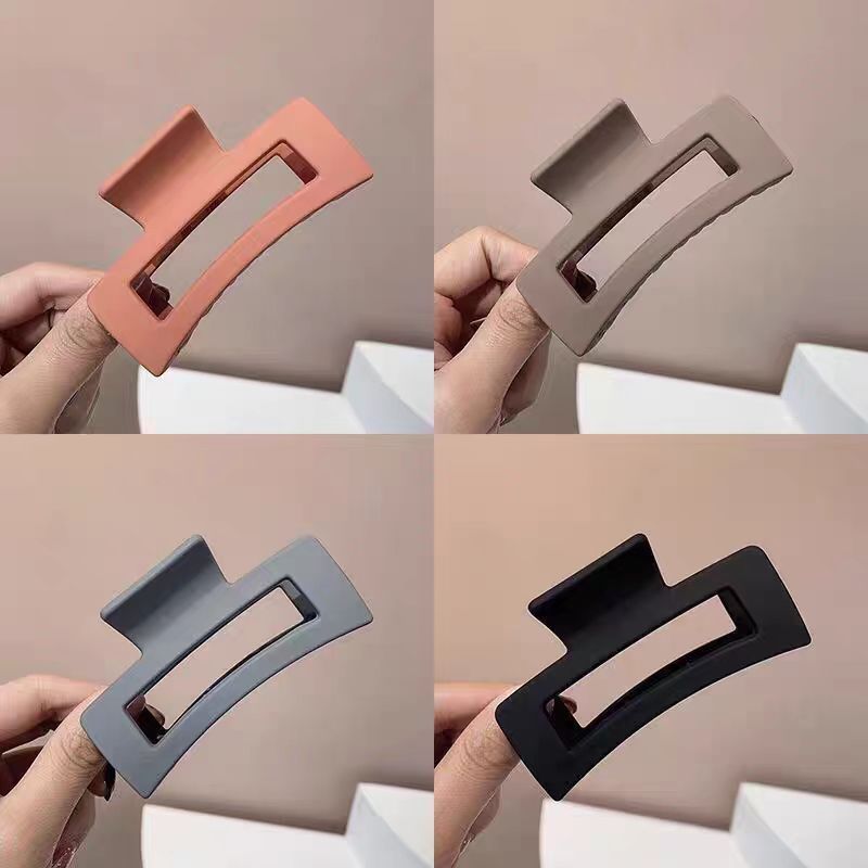 Kẹp Tóc Hình Cua Vuông Bằng acrylic Thời Trang Hàn Quốc Cho Bé Gái