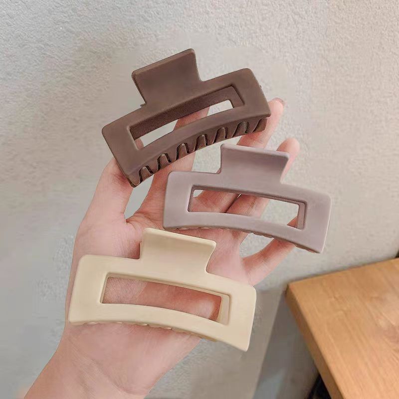 Kẹp Tóc Hình Cua Vuông Bằng acrylic Thời Trang Hàn Quốc Cho Bé Gái