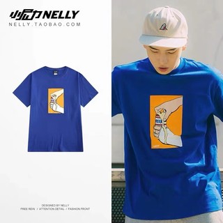 Áo Thun Tay Ngắn In Chữ Phong Cách hip hop Đường Phố Cho Nam Và Nữ