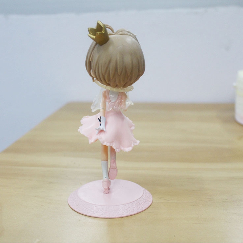 Mô Hình Nhân Vật kinomoto sakura Bằng pvc 15cm Để Bàn Trang Trí
