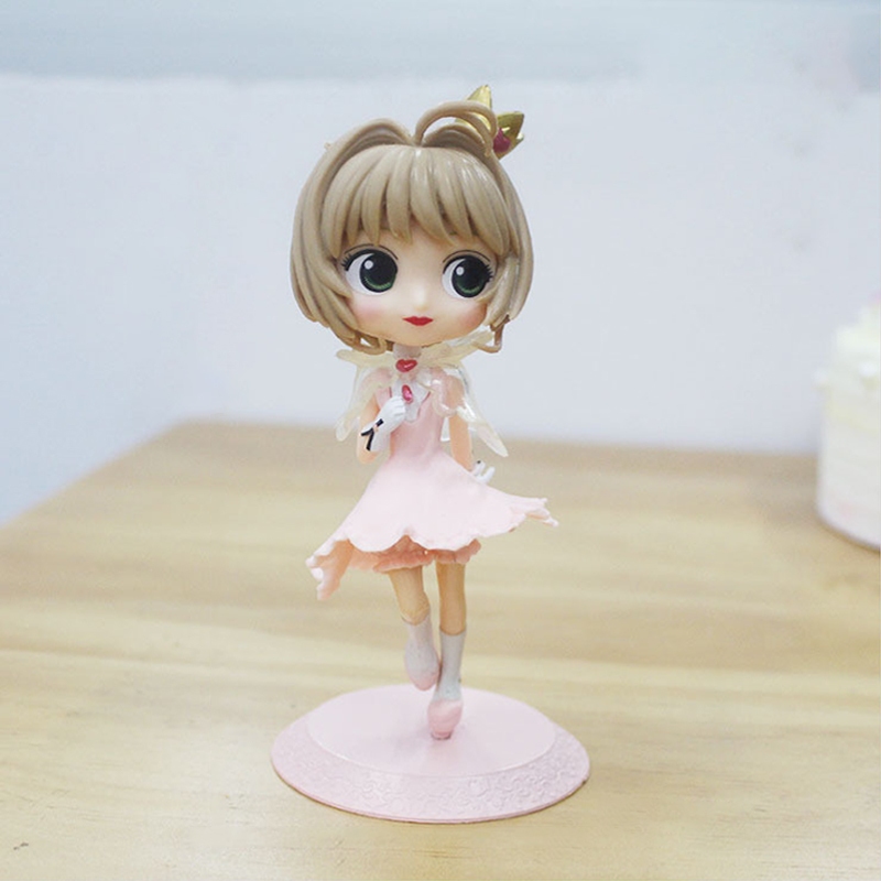 Mô Hình Nhân Vật kinomoto sakura Bằng pvc 15cm Để Bàn Trang Trí