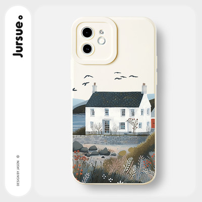 Ốp lưng JURSUE chống sốc mềm dễ thương đẹp hoạt hình Cho iPhone 17 16 15 14 13 12 11 Pro Max SE 2020 X XR XS ip 8 7 Plus Y4465