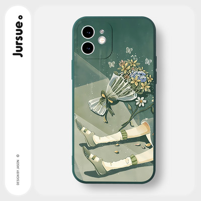 Ốp lưng JURSUE mềm dễ thương đẹp Cho iPhone 17 16 15 14 13 12 11 Pro Max SE 2020 X XR XS ip 8 7 Plus Y4451Q