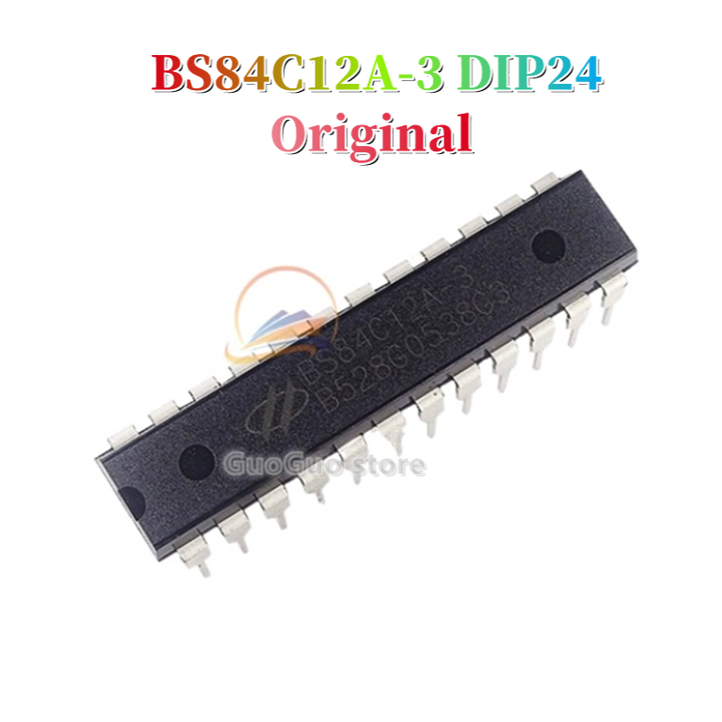 DIP-24 1 chiếc BS84C12A BS84C12A-3 DIP24 A / D Bộ vi điều khiển nút cảm ứng Mới pxb8