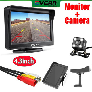 VANS Bộ Camera Chiếu Hậu Cho Xe Hơi 12-24V 4.3 "Inch IPS