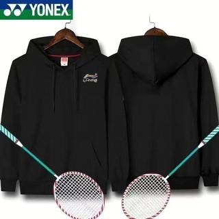 Li ning áo hoodie thể thao cầu lông tay dài tùy chỉnh cho nam và nữ 2023