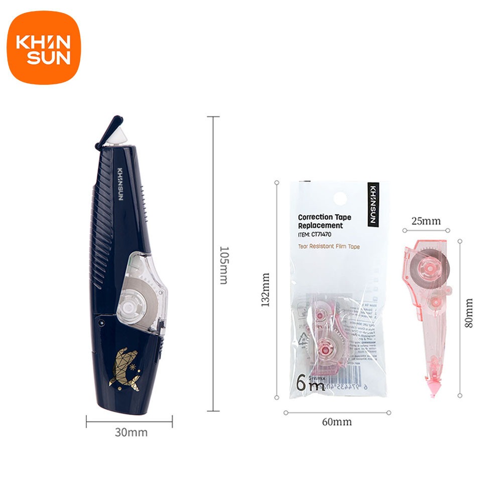 Bút Xóa Kéo,Bút Xóa Băng Kéo Dài Họa Tiết Hoa Anh Đào 5mm * 6m