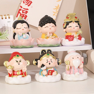 Dễ Thương Tượng Phật Nhỏ Để Bàn cười dễ thương chất lượng cao Trang Trí Nội Thất Xe Hơi/máy tính để bàn