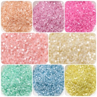 St.kunkka 3mm hạt thủy tinh hình trụ 300-1000 Chiếc hạt ống thủy tinh thích hợp cho vòng cổ vòng tay đính cườm DIY