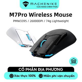 Chuột chơi game machenike m7 pro paw3395 ,paw3104 không dây 2.4g siêu nhẹ