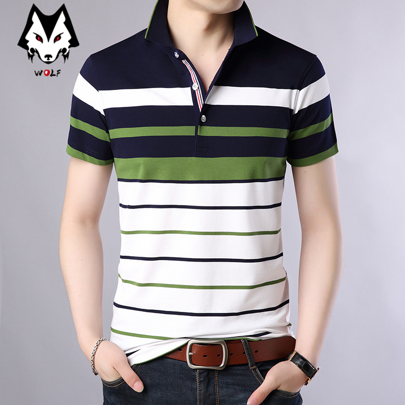 Áo Thun Polo Tay Ngắn Bằng Cotton Thời Trang Cho Nam 3 Màu Lựa Chọn
