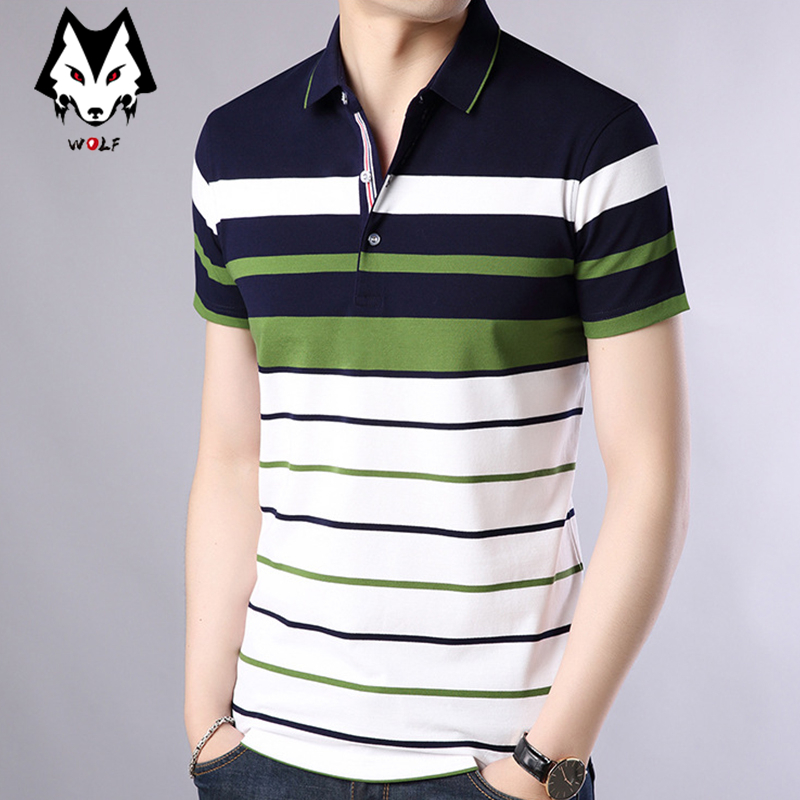 Áo Thun Polo Tay Ngắn Bằng Cotton Thời Trang Cho Nam 3 Màu Lựa Chọn