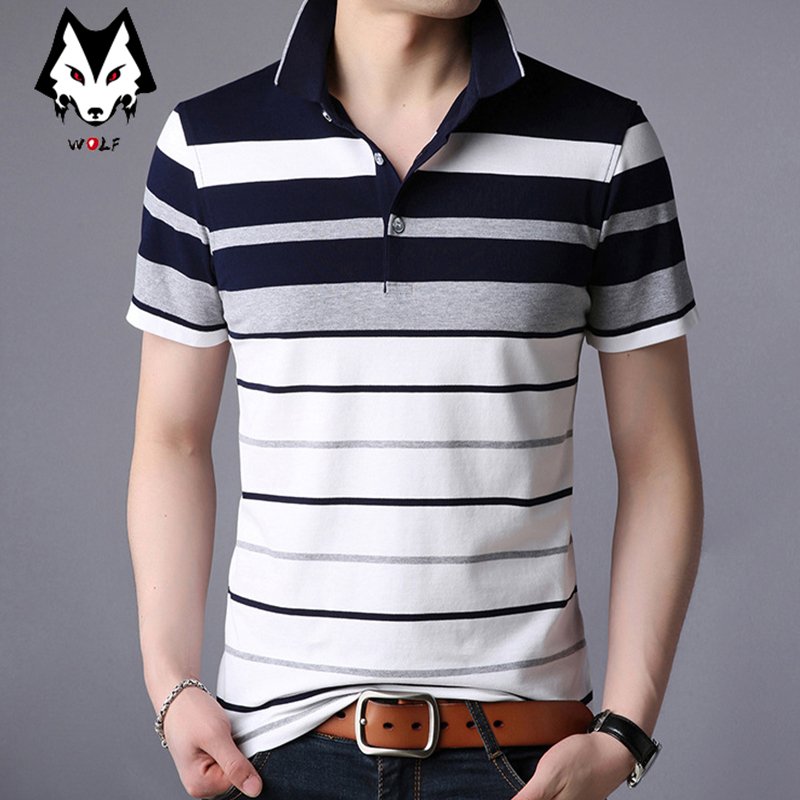 Áo Thun Polo Tay Ngắn Bằng Cotton Thời Trang Cho Nam 3 Màu Lựa Chọn