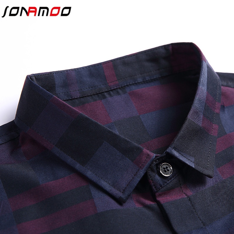 Áo sơ mi nam tay dài phong cách Hàn Quốc 2 màu sắc lựa chọn