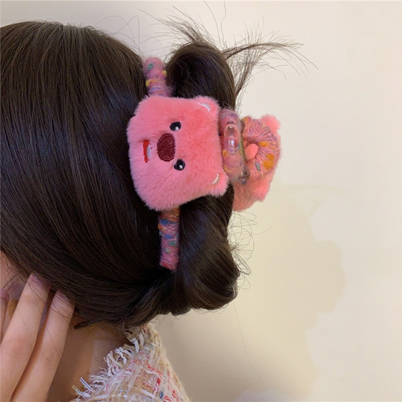 Loopy Kẹp Tóc Hình Thỏ Hoạt Hình Dễ Thương Cho Nữ