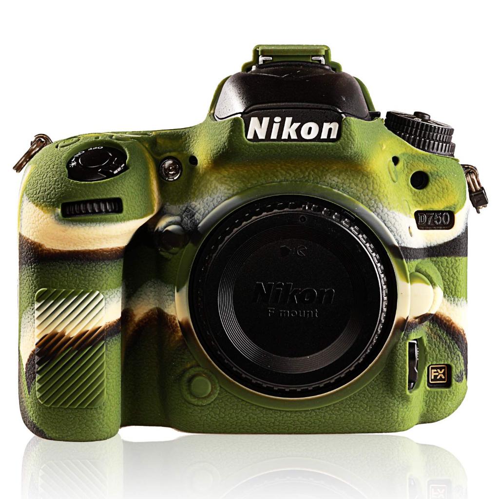 Ốp lưng Nikon D750, Vỏ máy ảnh cao su silicon chuyên nghiệp có thể tháo rời Chống trầy xước Vỏ bảo v