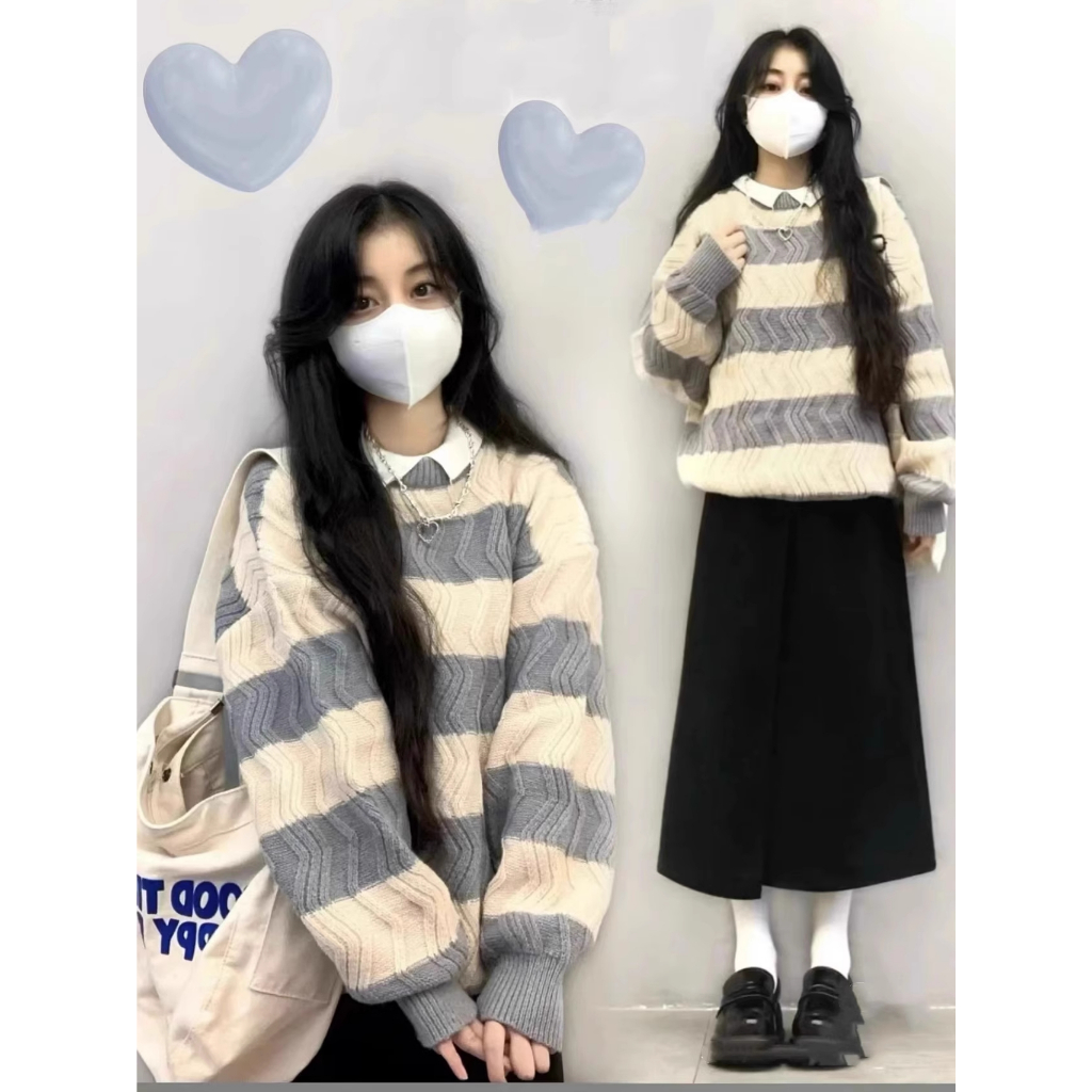 ANBAIQING Áo Len áo khoác cardigan Vintage Thể thao Casual Đơn giản WMY2300HK1 51Z231219
