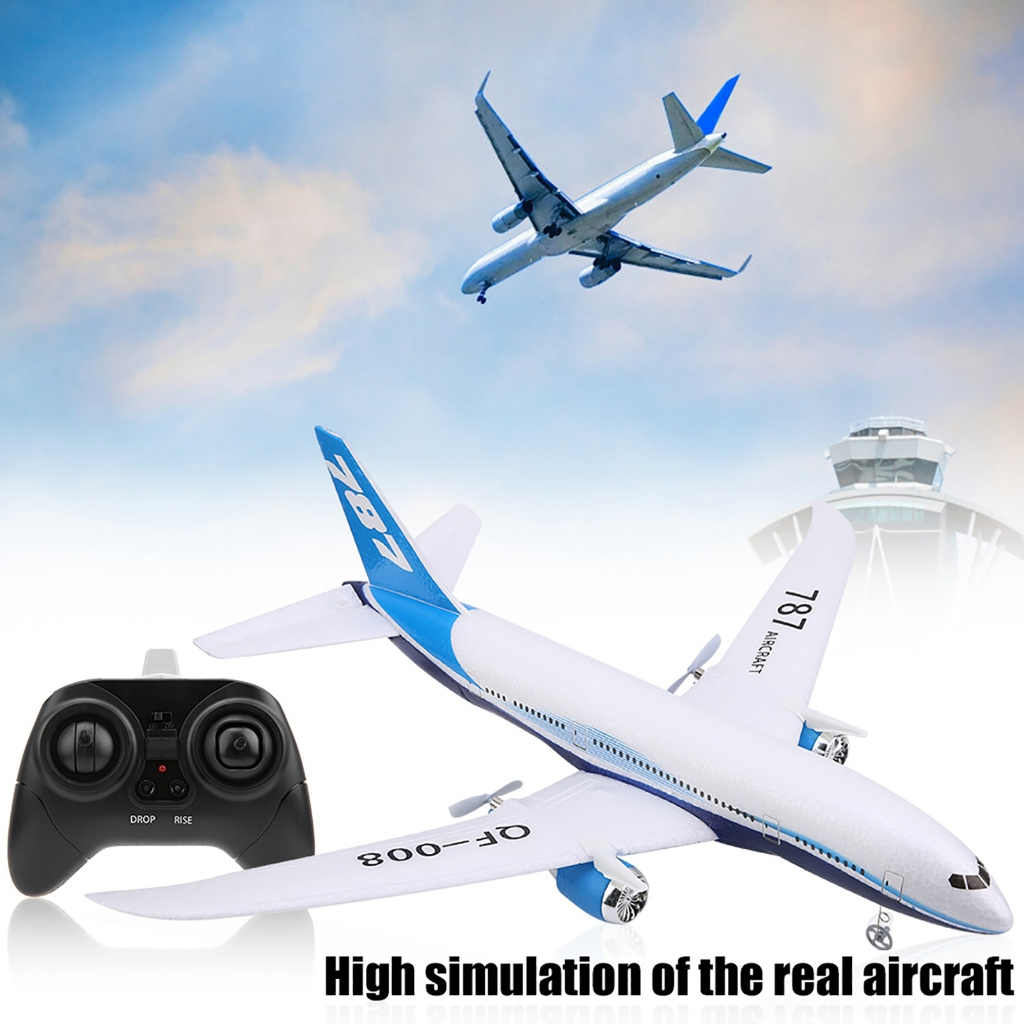 Comfortstyle DIY Mô Phỏng QF008 Tàu Lượn RC Máy Bay Điều Khiển Từ Xa 2.4G EPP Đồ Chơi Hình cxmin05.vn