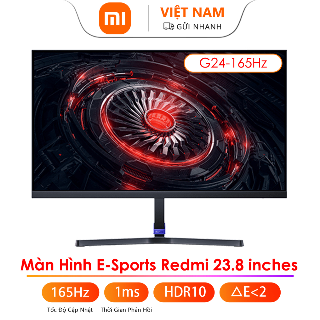 Màn Hình Máy Tính E-Sports Xiaomi Youpin Redmi 23.8 inches G24-165Hz A24FAA-RG 165Hz 1MS HDR10