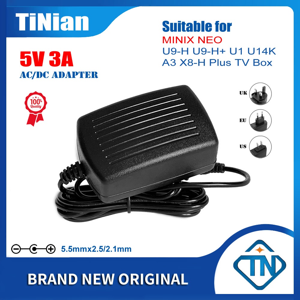 Dây Nguồn 5v 3a ac / dc Dành Cho Hộp tv minix neo u9-h u9-h + u1 u14k a3 x8-h plus