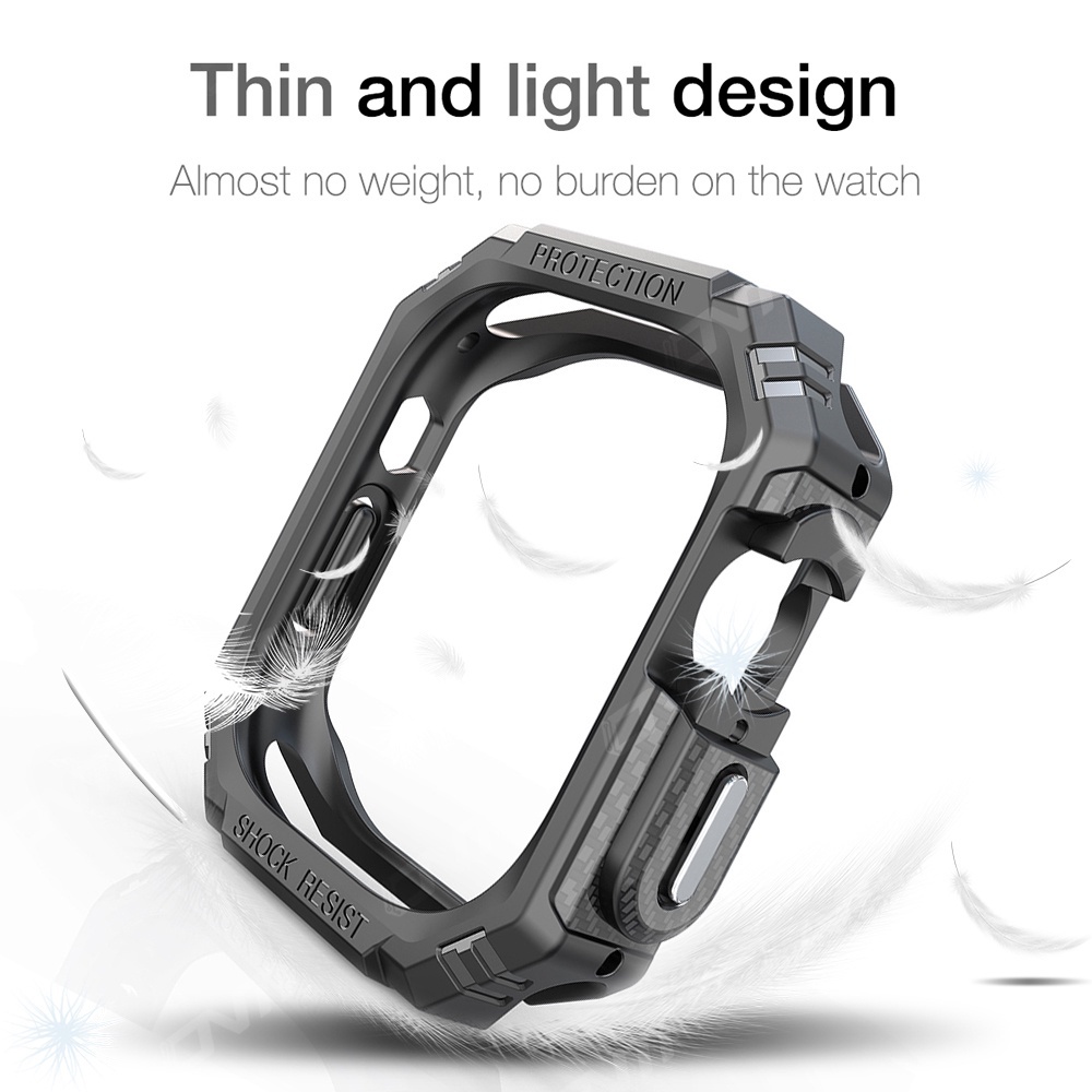 Ốp Bảo Vệ Bằng Silicon Mạ Điện 49mm Cho Apple Watch Ultra case 49mm iWatch 8 49mm