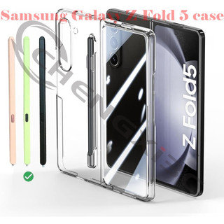 For samsung galaxy z fold 5 Ốp Điện Thoại Có Ngăn Đựng Bút Cho samsung galaxy z fold 5 Z 5 Kính