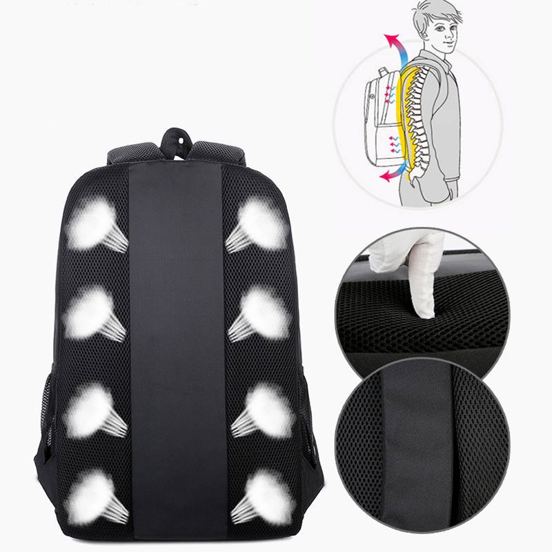 Ba Lô Nam Thời Trang Máy Tính Ba Lô Dung Tích Lớn Du Lịch Học Sinh Trung Học Cơ Sở Schoolbag Nữ Học Sinh Tiểu Học Túi Đeo Vai