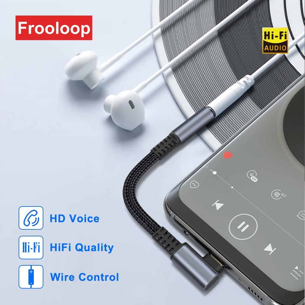 Bộ chuyển đổi DAC Type C sang 3,5mm USB-C sang 3 5 Bộ chuyển đổi giắc cắm âm thanh AUX