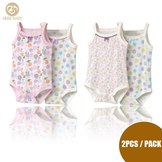  Bộ 2 Món Áo Liền Quần Bông Phối Lưới Thoáng Khí In Hoa Dễ Thương Cho Bé Gái 