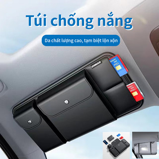 Ví đựng thẻ gắn tấm che nắng xe hơi đa năng tiện dụng