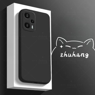 ốp lưng Redmi Note 12 5G Note 12 4G Note 12 Pro 5G Note 12 Pro Plus 5G Note 12 Pro 4G Note 12 TURBO Note 12S 4G Thẳng cạnh Silicone TPU mềm trường hợp điện thoại