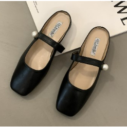 Shizhibao Dép Lười Đế Bằng Phong Cách Pháp Thời Trang Mùa Hè Hàng Mới Dành Cho Bạn Nữ