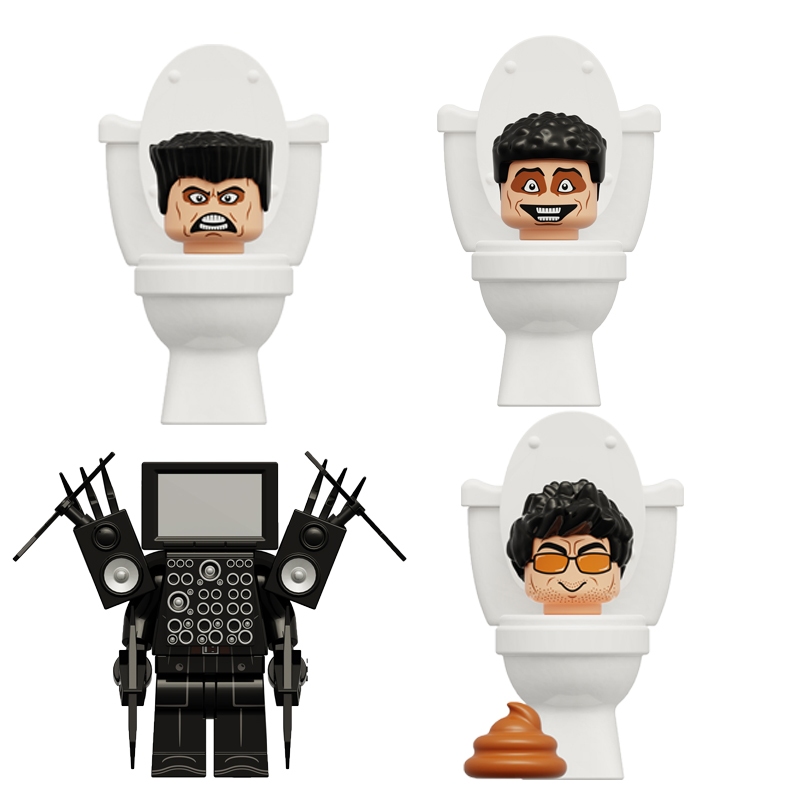 Skibidi Mô Hình Đồ Chơi toilet mini Bằng Nhựa abs kdl821