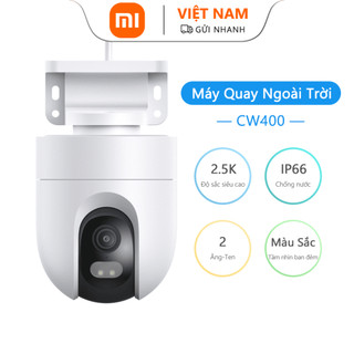 Camera An Ninh Ngoài Trời Xiaomi Youpin CW400, 2.5K Ultra HD, Thông Minh, Chống Thấm Nước IP66, Chức Năng Nhìn Ban Đêm, Kiểm Tra Hình Người