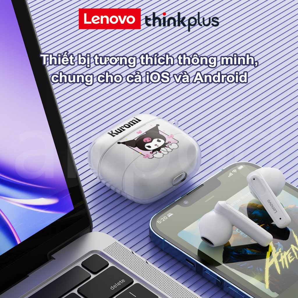 Tai Nghe bluetooth 5.3 Không Dây Chống Nước hifi Chống Ồn Có Micro Cho lenovo xt98