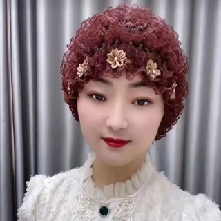 Mũ ren nữ Mũ tóc giả Mũ che tóc Mũ trùm đầu Mũ lưới trùm đầu thoáng khí thời trang