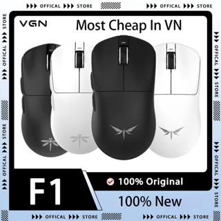 Vgn Chuột Không Dây bluetooth Kép dragonfly f1 pro max f1 Chế Độ Kép 26000dpi 130h Cho Game Thủ